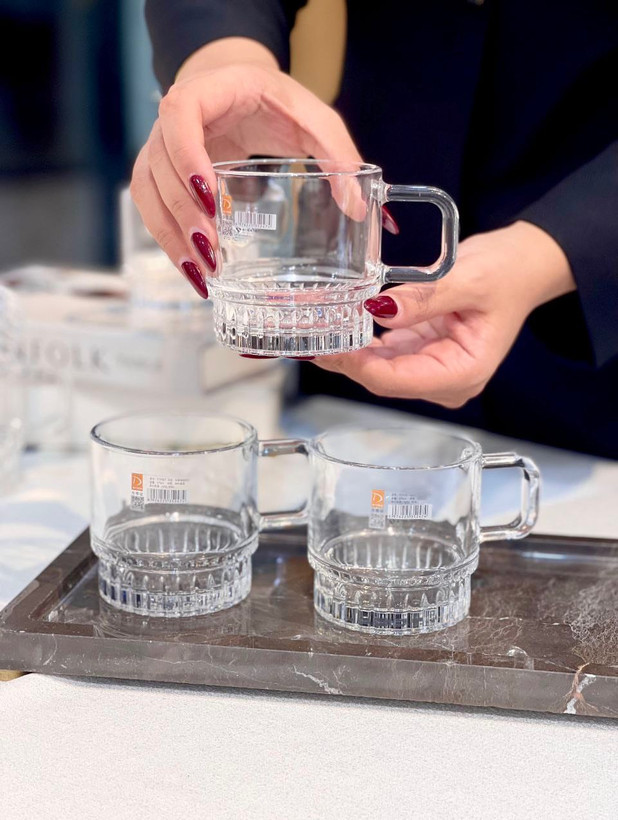 فنجان چای خوری Deli Glass کریستالین