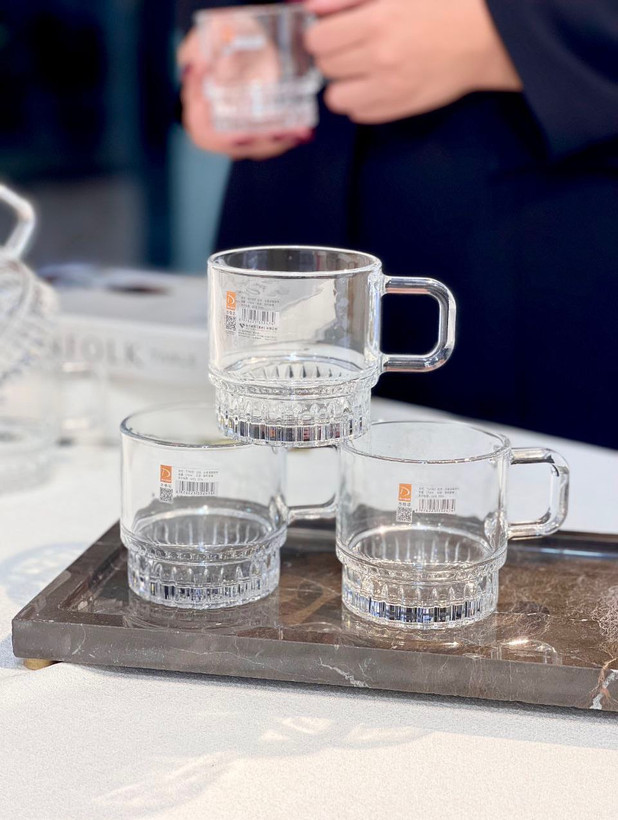 فنجان چای خوری Deli Glass کریستالین