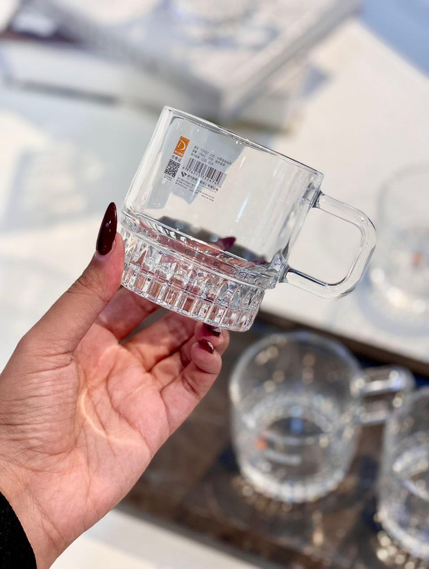 فنجان چای خوری Deli Glass کریستالین