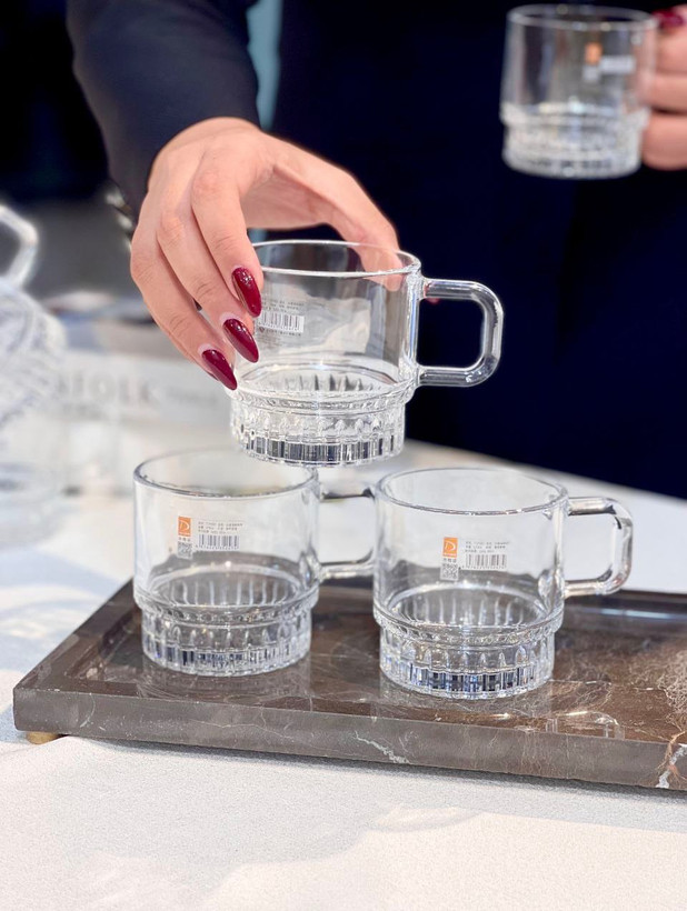 فنجان چای خوری Deli Glass کریستالین