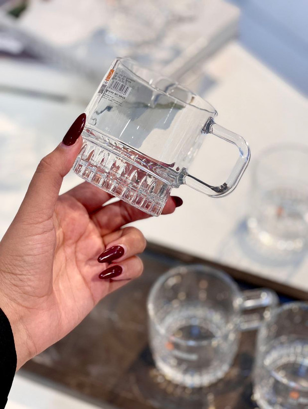 فنجان چای خوری Deli Glass کریستالین