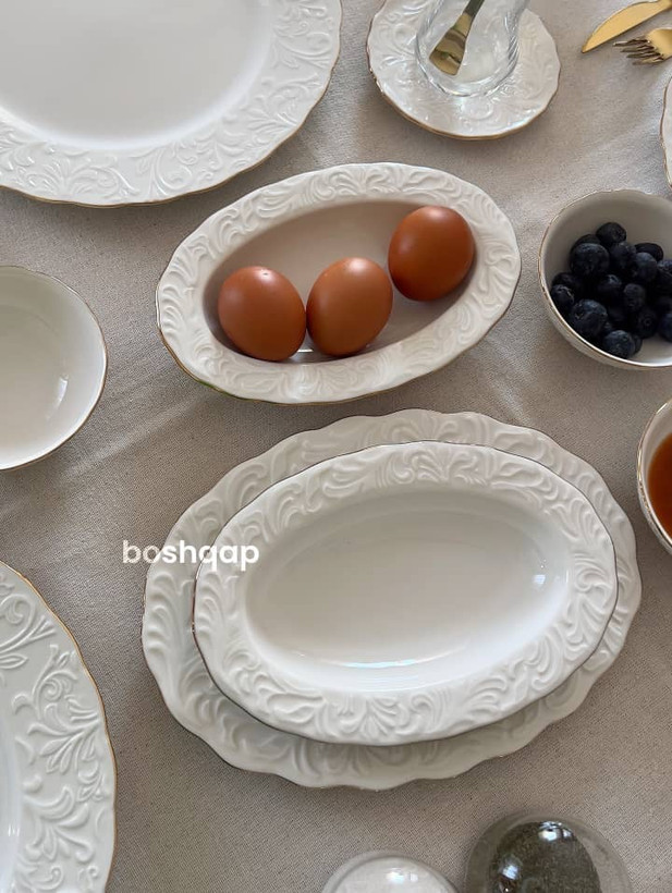 صبحانه خوری گل برجسته ۴۰ پارچه برند IPEK