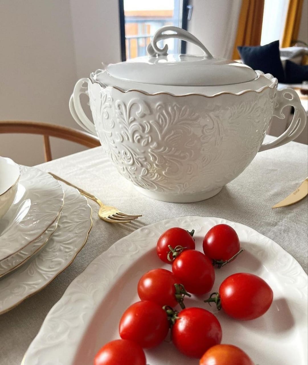 سرویس غذا خوری ipek83پارچه
